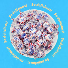 ILIKE! individually wrapped starlight mint showing portability and hygienic convenience