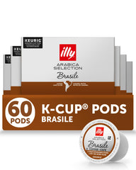 illy front packaging showing Brasile K-Cup pod box and brand clarity