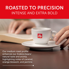 illy capsules held in hand to show size and portion control convenience