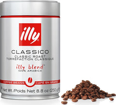 illy front can showing branding and medium roast benefit consistent flavor