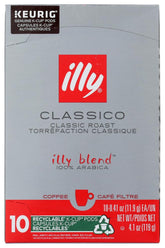illy Classico K-Cup front packaging showing brand and count, signals consistent quality