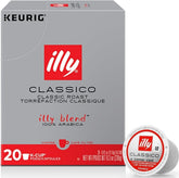 illy Classico K-Cup front packaging showing branding and count benefiting quick recognition