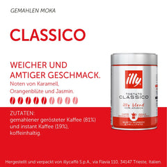 illy ground coffee close-up texture highlighting consistent grind quality