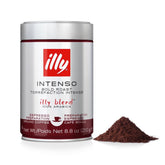 illy front can showing bold Intenso branding and benefit of robust flavor