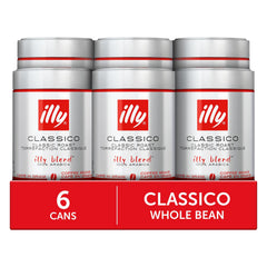 illy whole beans closeup highlighting roast color and consistent bean quality