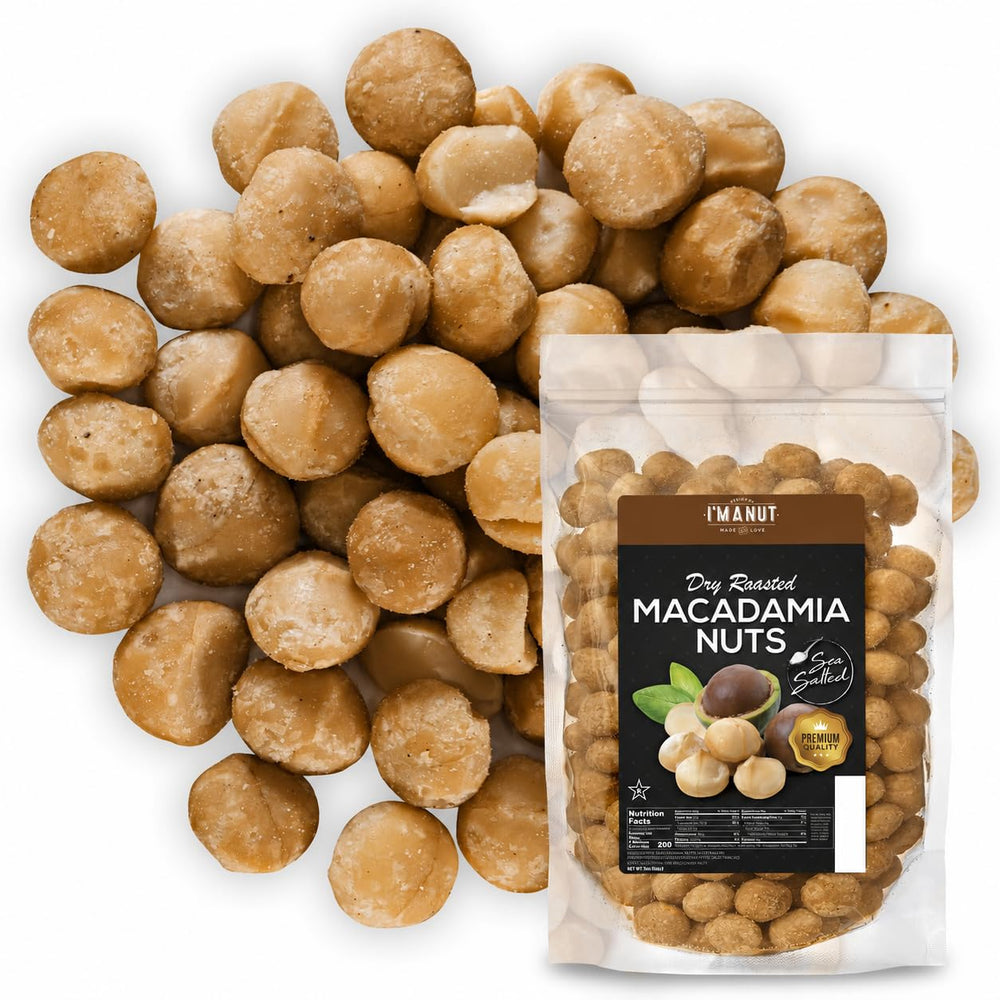 I'm A Nut front packaging showing 10 oz bag and sea salt flavor for quality