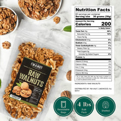 I'm A Nut walnuts detail of color and surface for freshness confirmation