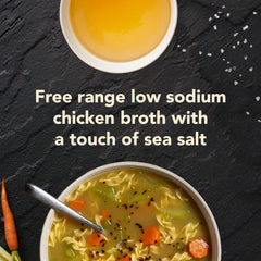 Imagine close-up of broth texture highlighting natural clarity and rich aroma benefit