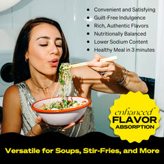 immi noodle texture detail demonstrating chewy bite and hearty protein