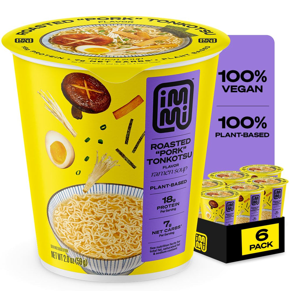 immi front packaging showing six-pack and keto-friendly benefits