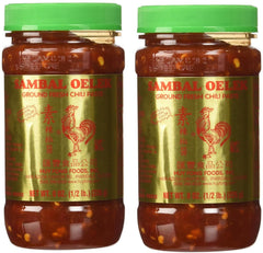 iMoZai front packaging two-pack showing jar labels and bright red chili appeal