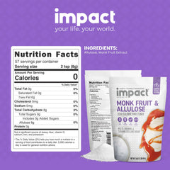 impact monk fruit close-up crystals showing sugar-like texture benefit