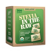 IN THE RAW front box of 300 packets showing product branding and convenience