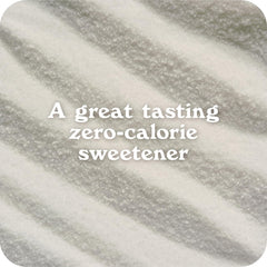 IN THE RAW granulated monk fruit texture close-up for easy measuring