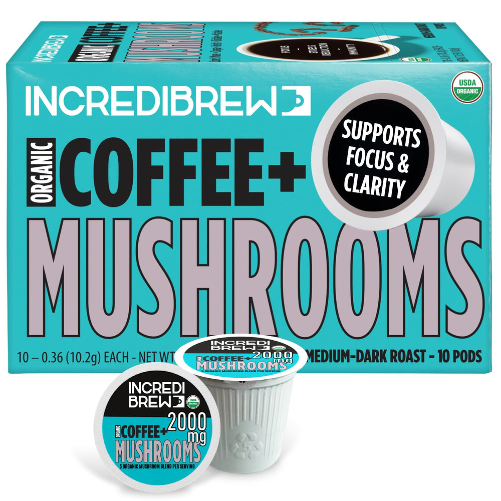 Incredibrew front packaging showing product and benefits for convenient brewing