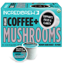 Incredibrew front packaging showing product and benefits for convenient brewing