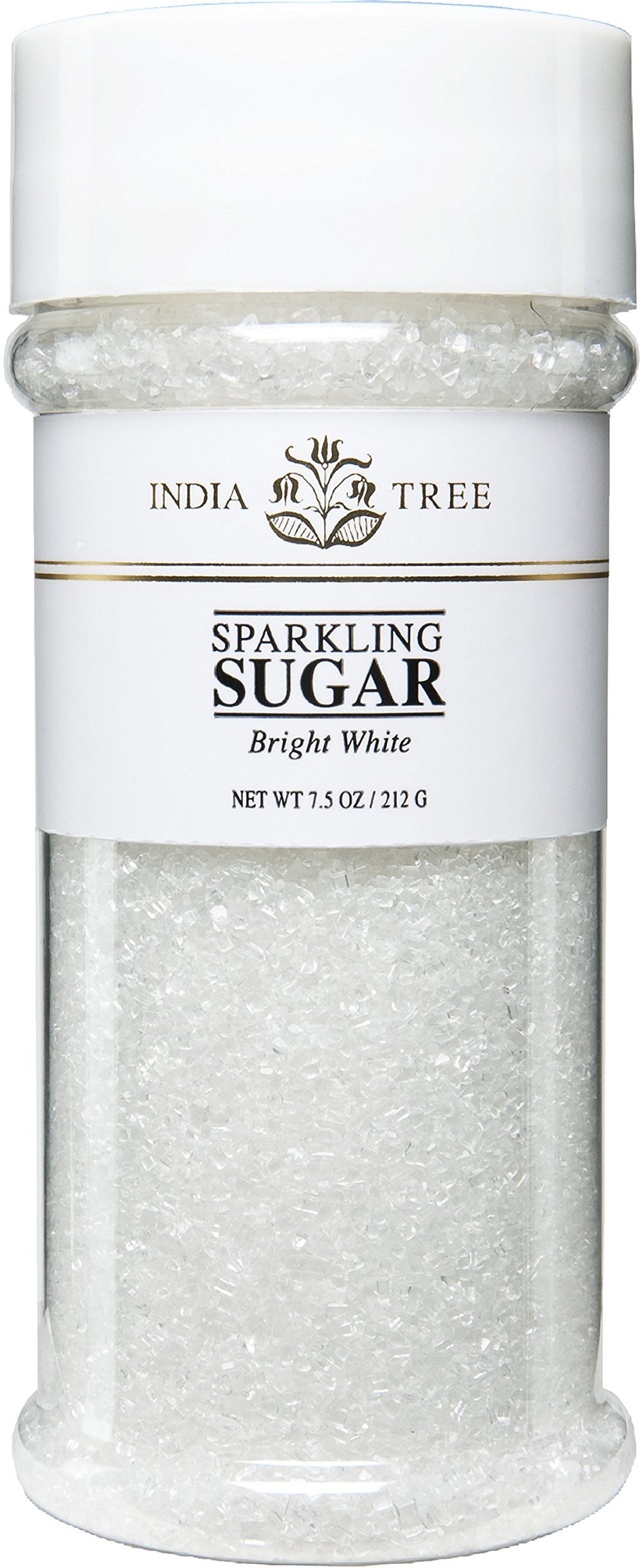 India Tree front packaging showing 7.5 oz jar and clear view for easy storage