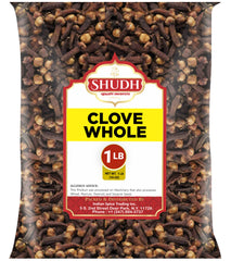 Indian Spice front packaging of whole cloves showing quantity and natural quality