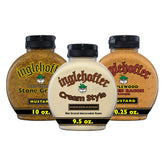 Inglehoffer 3-pack front packaging shows all three jars and versatility