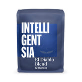 Intelligentsia front packaging showing brand and El Diablo 12 oz — clear product identification and freshness