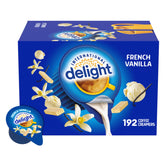 International Delight front packaging showing 192-count convenience