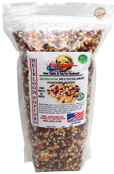 Intl. Popcorn front packaging showing 1.9 lb bag and heritage branding for freshness
