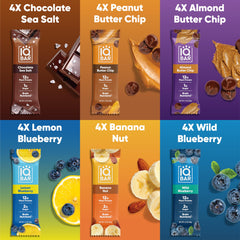 IQBAR bars inside a travel bag demonstrating on-the-go convenience and satisfying fuel