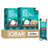 IQBAR front packaging showing 24-count box and clean-label benefits
