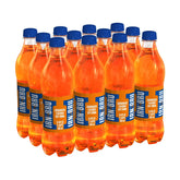 IRN-BRU front packaging showing 12-pack and bright branding for quick recognition