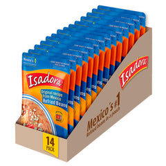 Isadora front packaging showing product branding and pack details, convenient meal-ready