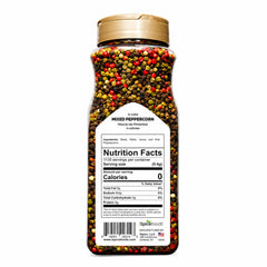 iSpice close-up of mixed peppercorns showing texture and fresh aroma