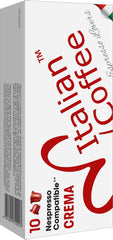 ITALIAN COFFEE FOR ESPRESSO LOVERS front pack view showing 100-count convenience