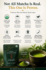 ITOHKYUEMON whisked matcha in chawan creating smooth foam and clean flavor