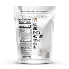 It's Just! open container showing fine powder texture for easy mixing and blending