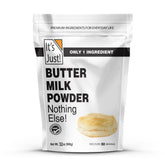 It's Just! front packaging showing 32oz powdered buttermilk, convenient pantry staple