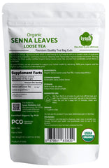 Close-up of Iyasa Holistics senna leaves texture highlighting pure loose-leaf quality