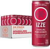 IZZE pomegranate front packaging showing can and brand freshness