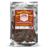J&K Beef Jerky front packaging showing 7oz bag and bold branding, ideal for gifting