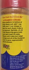 J.O. seasoning measured on spoon to show portion size and usage guidance