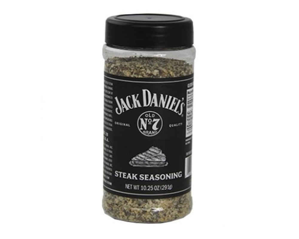 Jack Daniel's seasoning front packaging showing shaker and flavor appeal