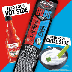 Jack Link's nutrition label view showing 13g protein per serving for quick facts benefit