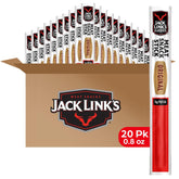 Jack Link's front packaging showing 20-count box and brand visibility
