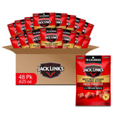 Jack Link's front packaging showing 48 pack and sweet BBQ benefit