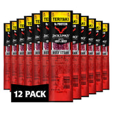 Jack Link's front packaging showing teriyaki steaks and convenience