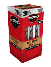 Jack Link's front packaging showing 20-count convenience and shelf stability