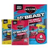 Jack Link's MrBeast front packaging showing limited-edition branding and snack appeal