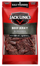 Jack Link's front packaging showing product and bold pepper flavor benefit