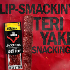 Jack Link's close-up of steak texture highlighting tender, hardwood-smoked surface