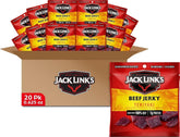 Jack Link's front packaging showing multipack and convenient single-serve benefits
