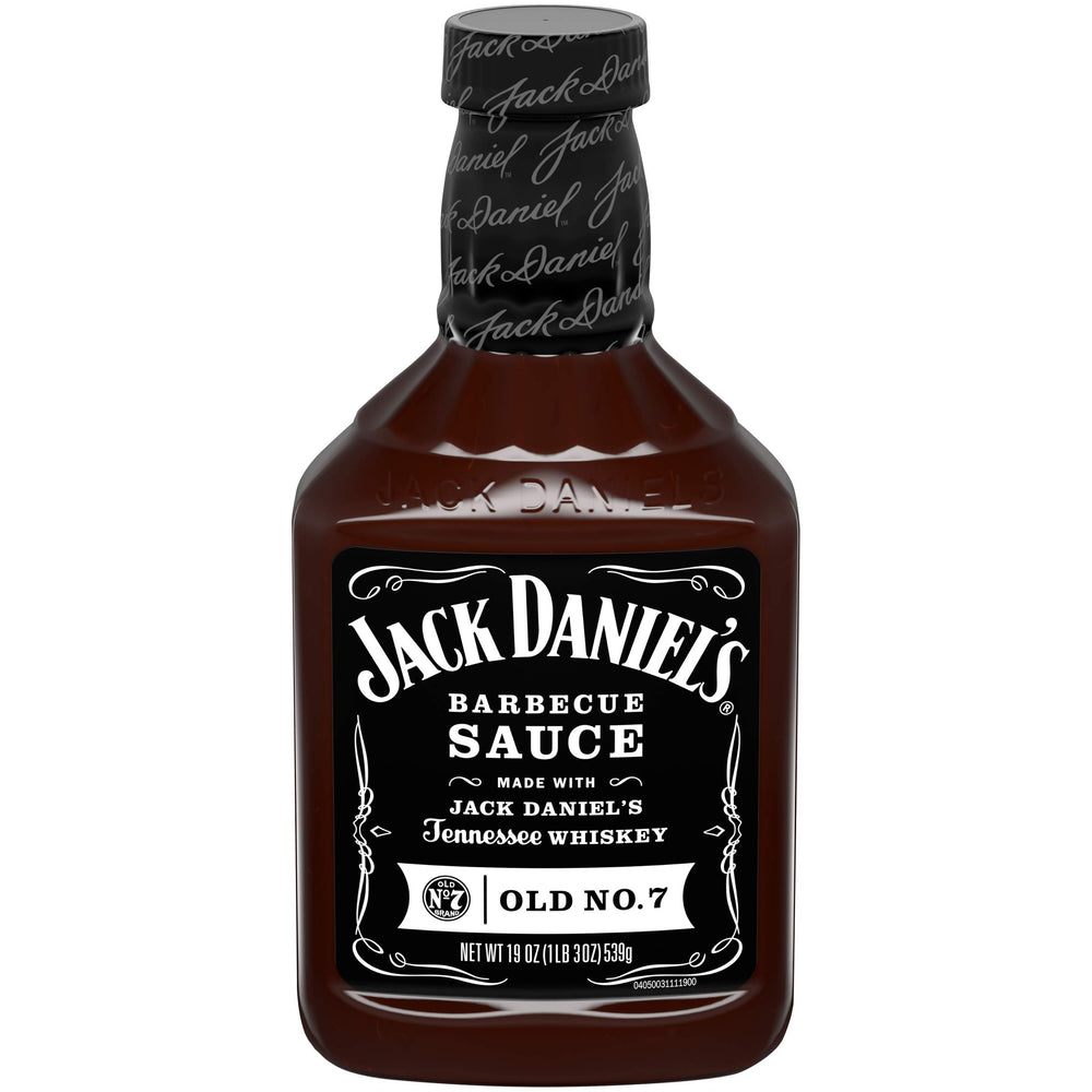 Jack Daniel's front packaging showing Original No.7 bottle and brand recognition benefit